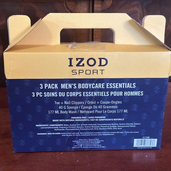 Izod Sport Men’s Bodycare Essentials - Picture 3 of 3